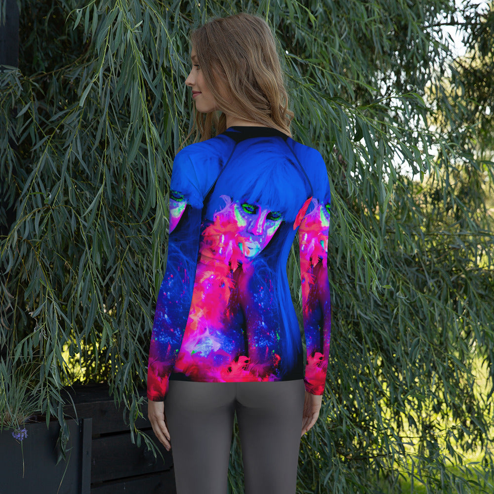 Womens Rash Guard with 18 Spandex