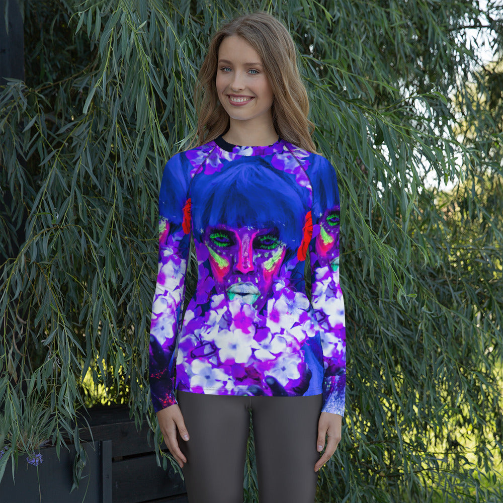 Womens Rash Guard with Spandex