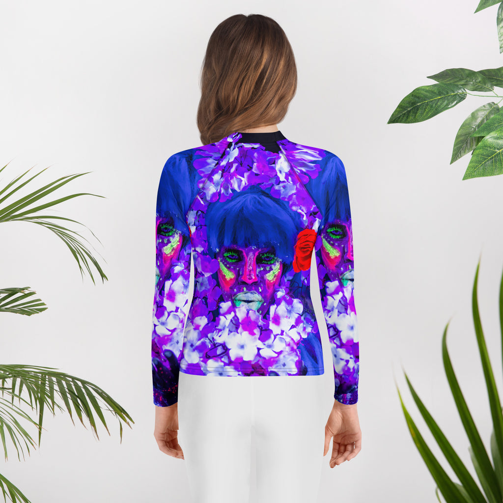Soft Youth Rash Guard in Glow Artts