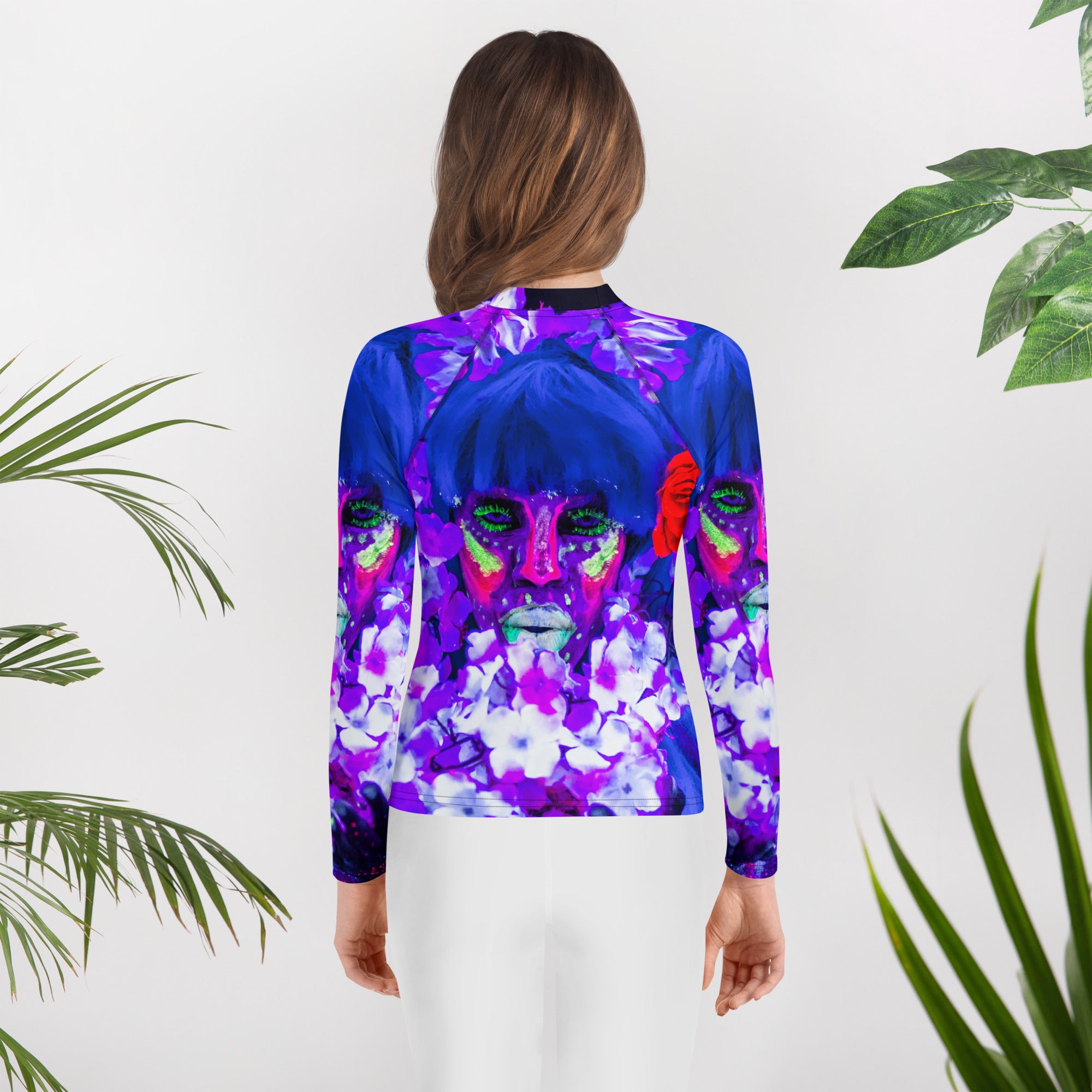 Youth Rash Guard in Glow Artts
