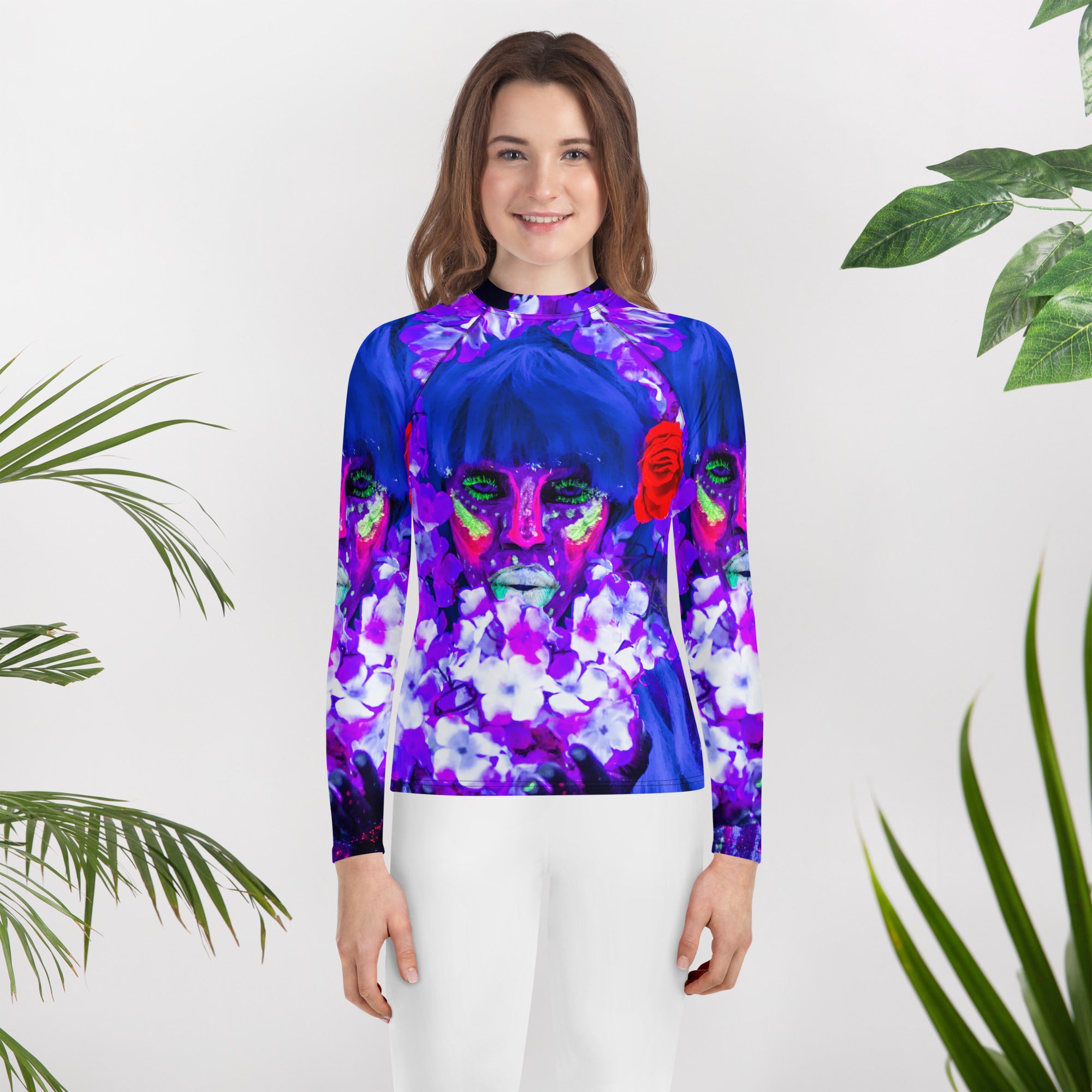 Soft Youth Rash Guard in Glow Artts