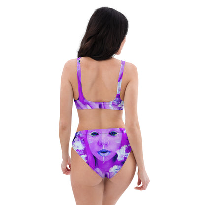 Recycled high-waisted bikini