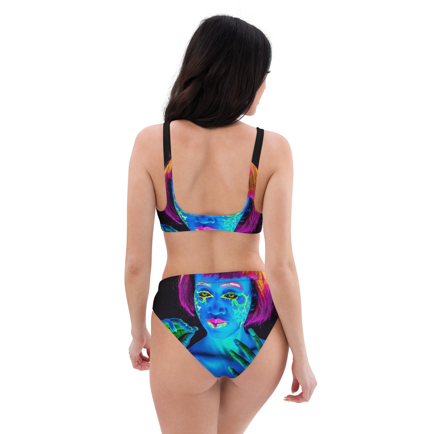 Recycled high-waisted bikini