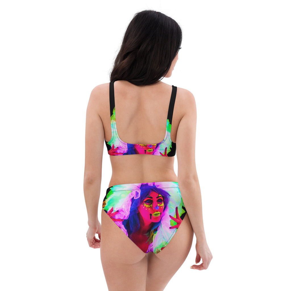 Recycled high-waisted bikini