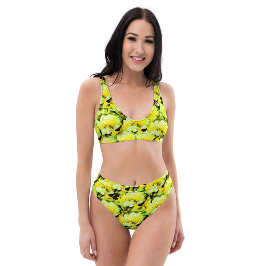 Recycled high-waisted bikini