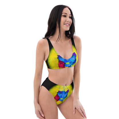 Recycled high-waisted bikini