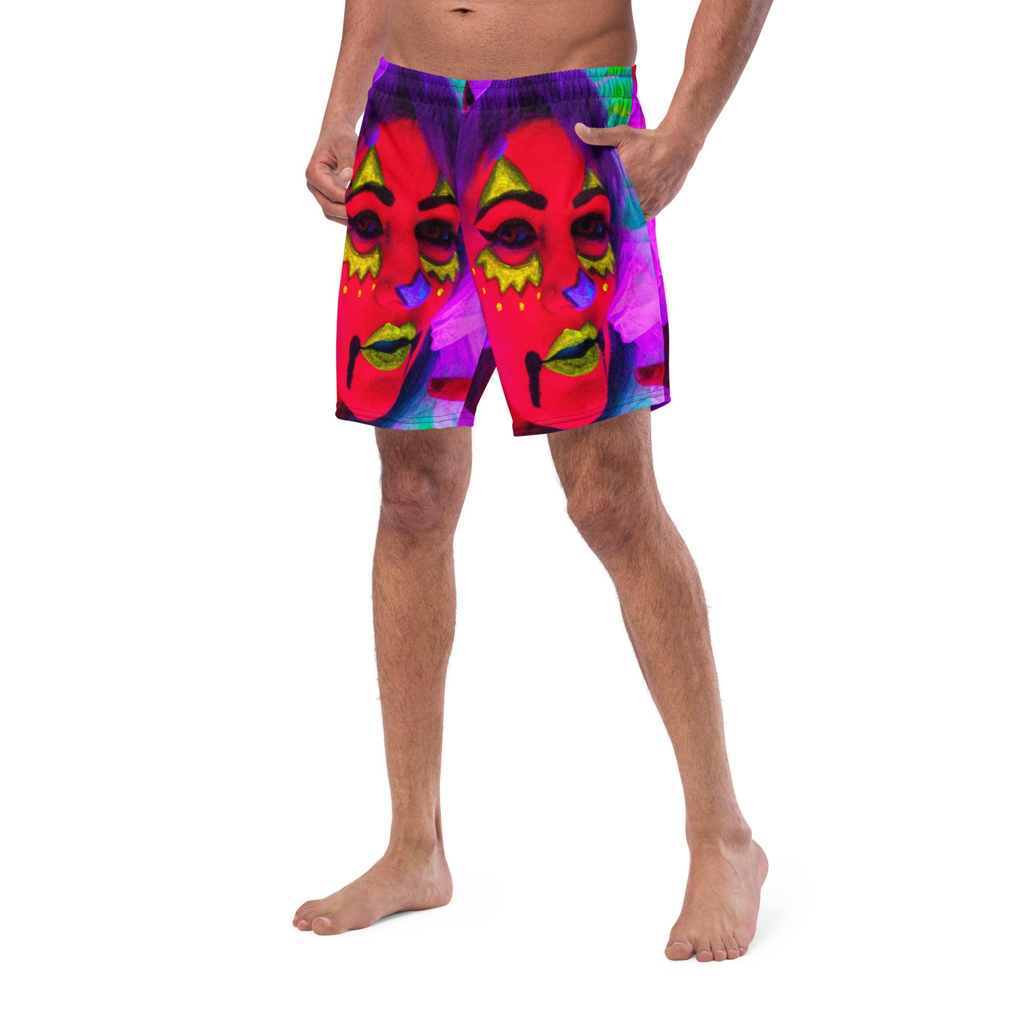 Mens Ocean Stylish Swim Trunks Shorts