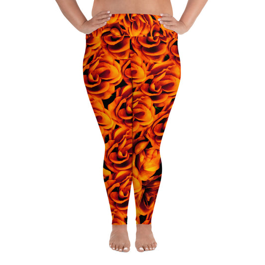 All-Over Print Plus Size Leggings
