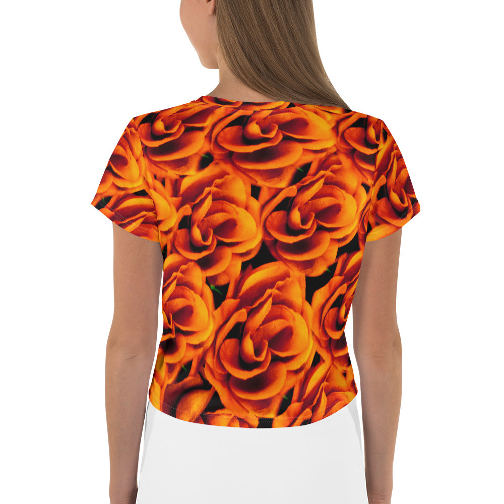 All-Over Print Crop Tee