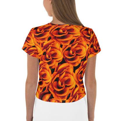 All-Over Print Crop Tee