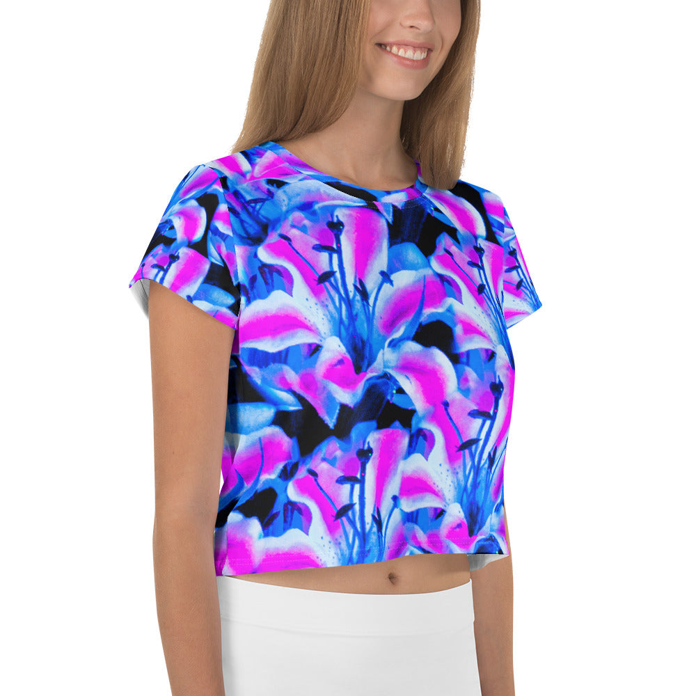 All-Over Print Crop Tee