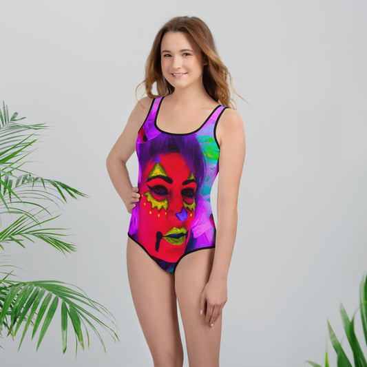 All-Over Print Youth Swimsuit