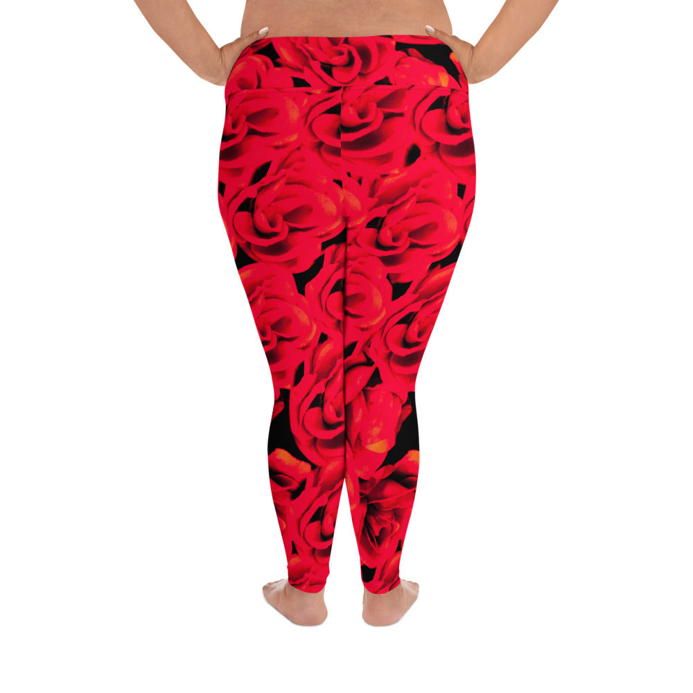 All-Over Print Plus Size Leggings