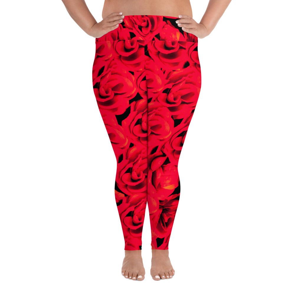 All-Over Print Plus Size Leggings