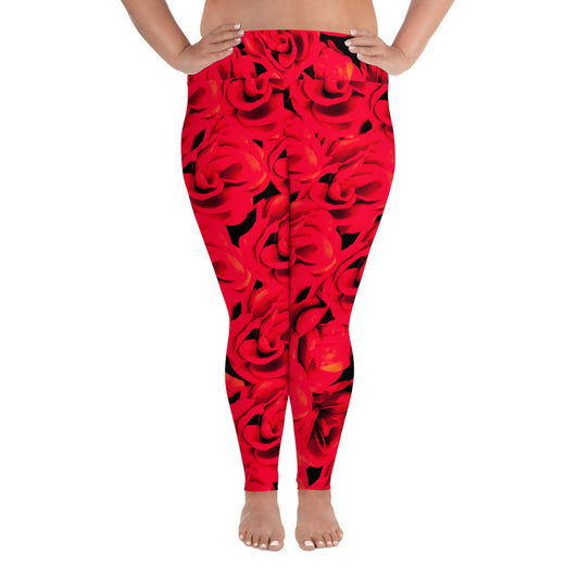 All-Over Print Plus Size Leggings