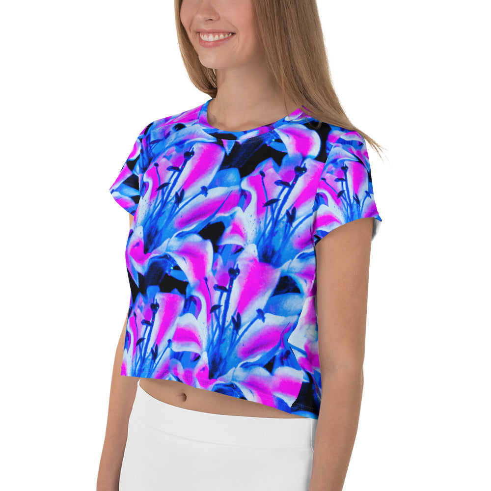 All-Over Print Crop Tee