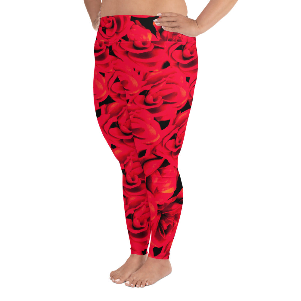 All-Over Print Plus Size Leggings