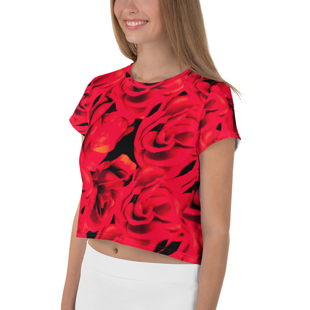 All-Over Print Crop Tee