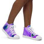 Women’s high top canvas shoes